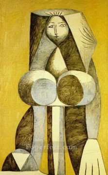 Pablo Picasso Painting - Mujer de pie 1946 cubista Pablo Picasso